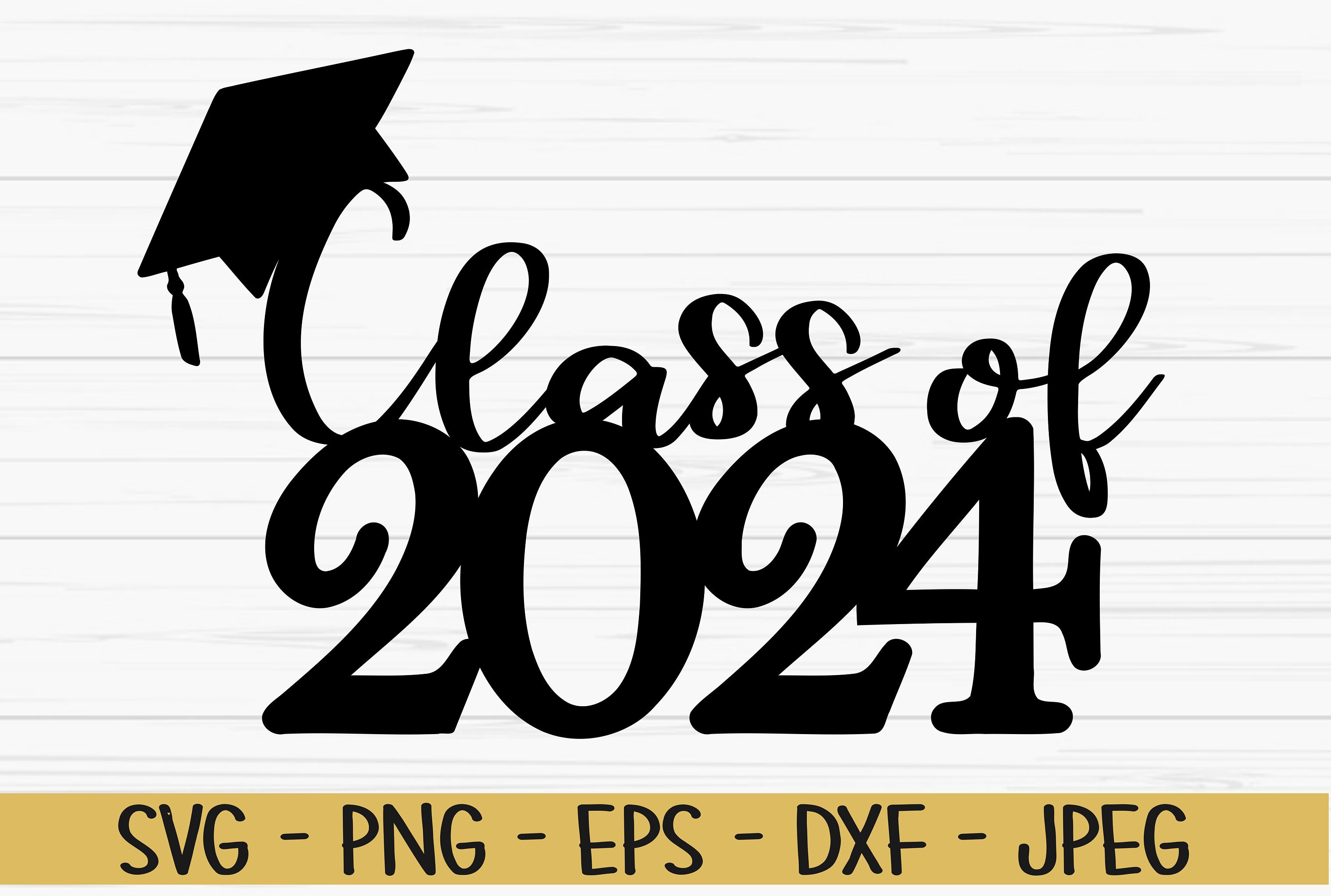 Clase de 2024 svg graduación svg graduación pastel topper Etsy México