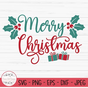 merry christmas svg, mistletoe svg, christmas sign svg, Dxf, Png, Eps, Jpeg, for Cut file, Cricut, Silhouette, Print, Instant download