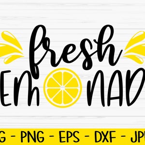 verse limonade svg, zomer svg, limonadekraam svg, baby kids svg, Dxf, Png, Eps, jpeg, Cut bestand, Cricut, Silhouet, Print, Instant download