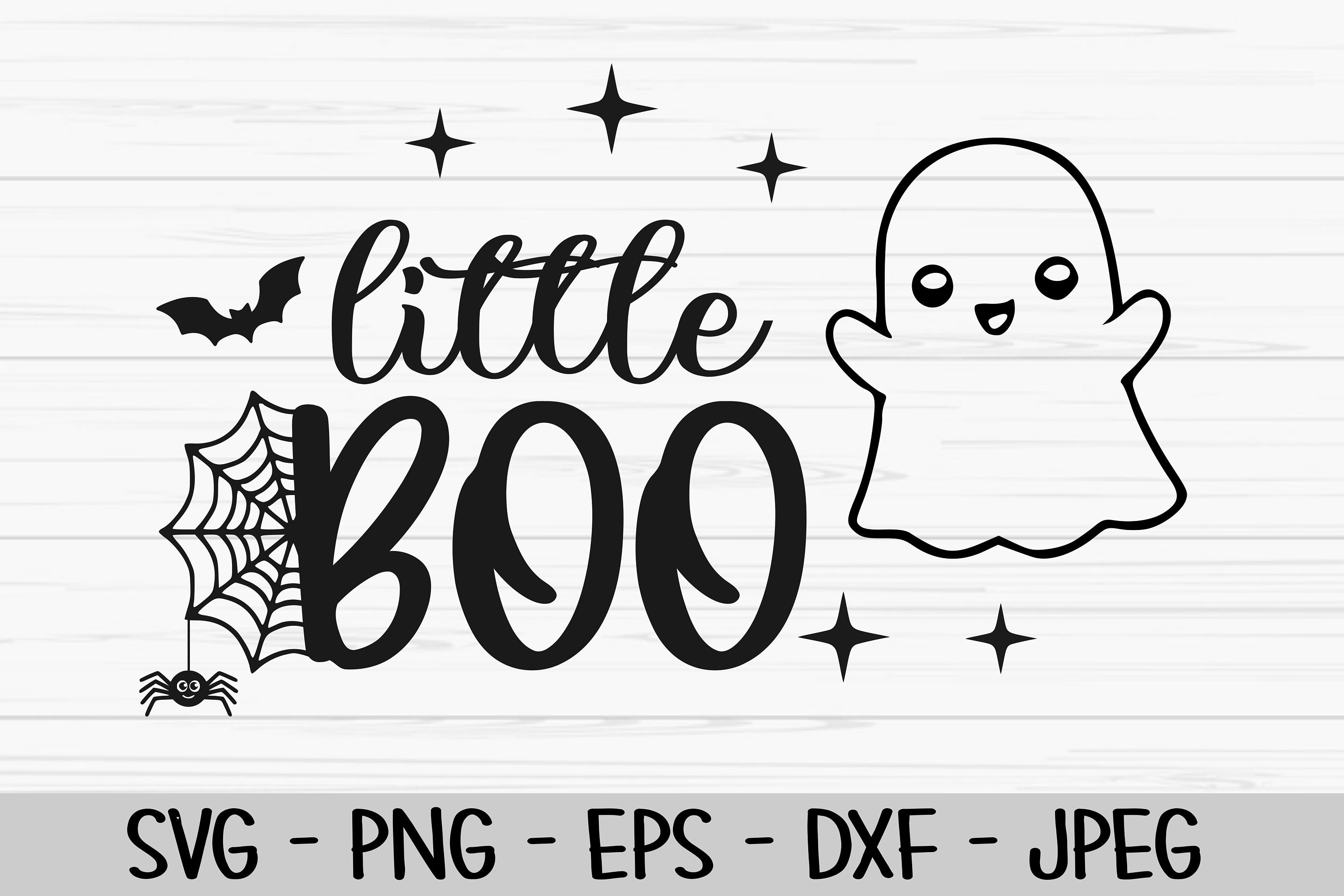 Little Boo Svg Halloween Svg Baby Kids Svg Ghost Svg Dxf - Etsy
