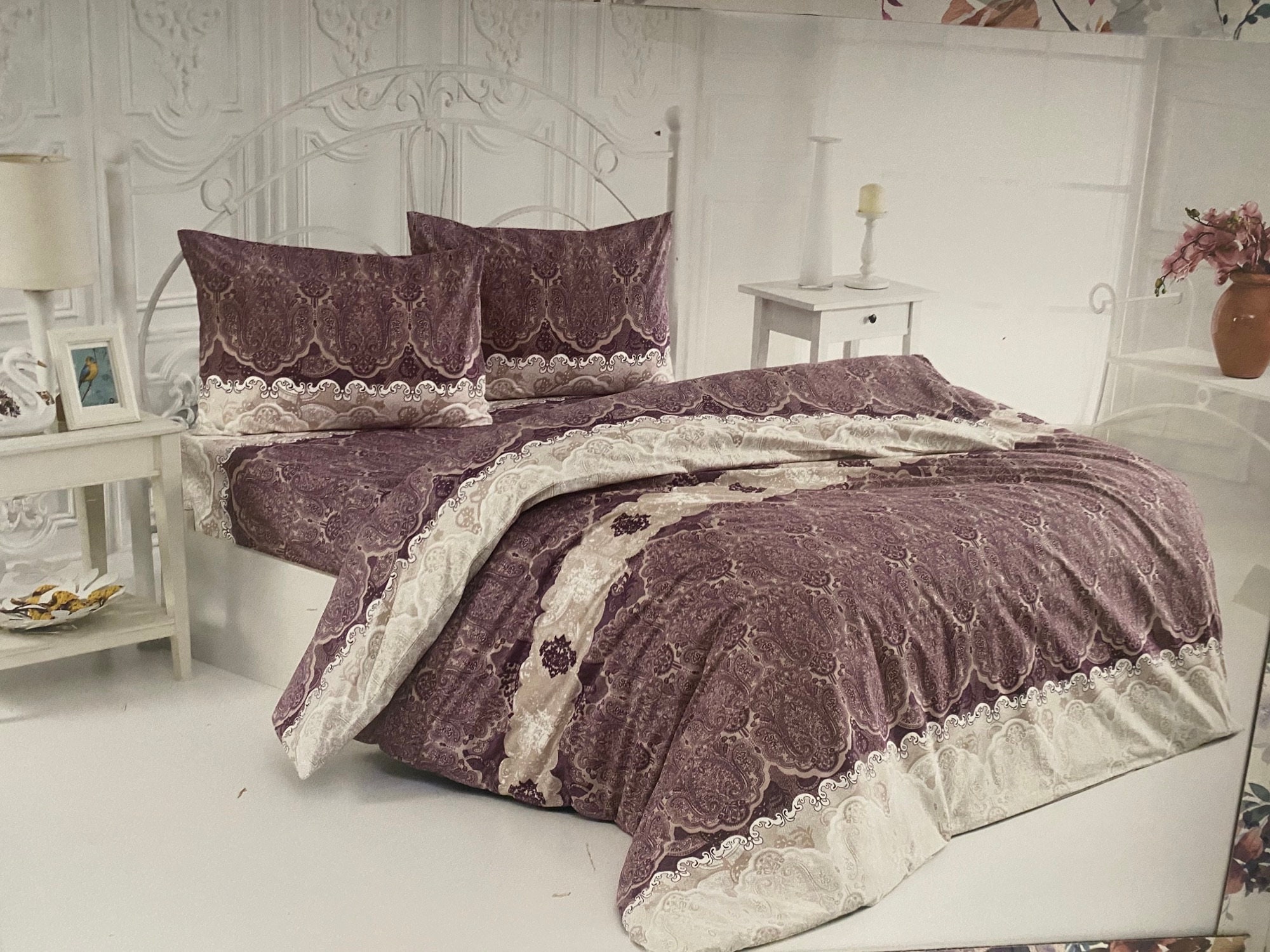 Ensemble de Literie en Coton