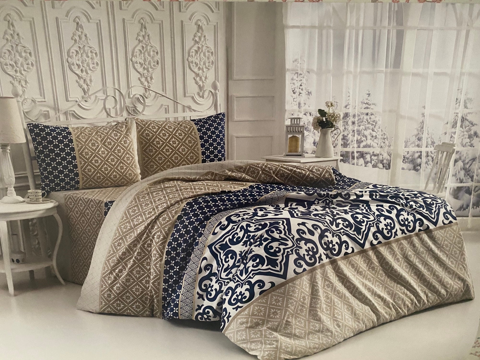 Ensemble de Literie en Coton