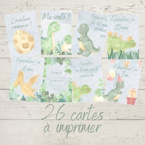 Baby-Meilensteinkarten zum Ausdrucken