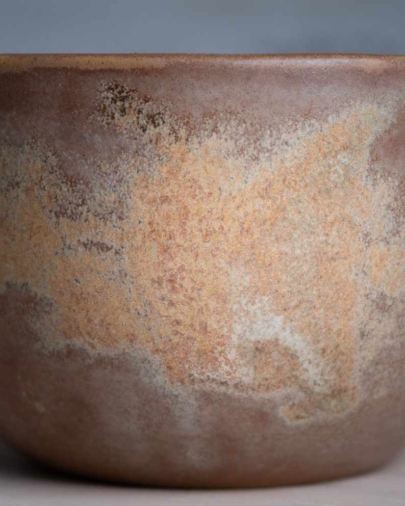 TO ORDER 300ml/10,1oz coffee or tea mug/cup on brown, handmade, stoneware, ceramic. image 7