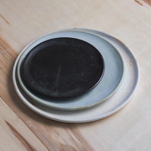 Handmade Ceramic Dinner Plates in Unique Earthy Colors - Modern Artisan Tableware Set for Elegant Dining and Home Decor - TO ORDER