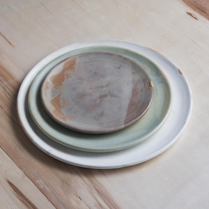 Handmade Ceramic Dinner Plates – Rustic Stoneware Dish Set – Minimalist Tableware for Everyday or Special Occasions - TO ORDER