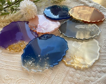 B-WARE Untersetzer aus Epoxidharz-Resinart-Resin Coasters