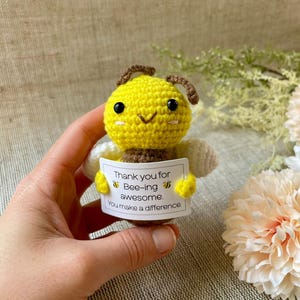 Abeja Positiva - Tu amuleto de la suerte para el buen humor - Idea de regalo - Regalo de cumpleaños - Regalos especiales con un mensaje positivo