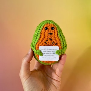 Positieve Papaja - Jouw geluksbrenger voor een goed humeur - Cadeau-idee - Verjaardagscadeau - Bijzondere geschenken met een positieve boodschap
