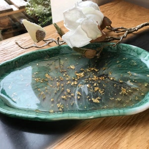 Tray / decorative tray / jewelry bowl / bowl / decorative bowl / epoxy resin / resin / wedding / home decoration / home / table decoration / birthday