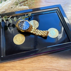 Vassoio Bitcoin-BTC-Titoli-Epossidica-Cripto-Money-Home-Sottobicchiere-Forex-Bar-Crypto-Trading-Course-Exchange-Resin-Dollar-Bull-Custom-Gift-Home