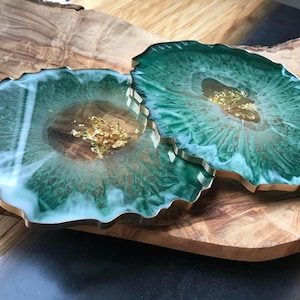Coasters Epoxy Resin - Resinart - Resin Coasters