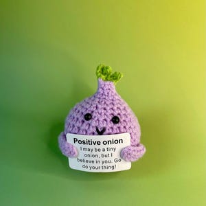 Cipolla positiva - Il tuo portafortuna per il buon umore - Idea regalo - Regalo di compleanno - Regali speciali