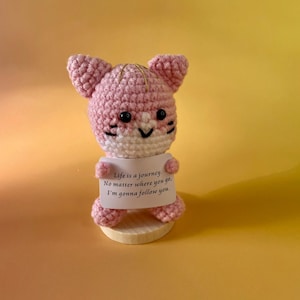 Positieve Kat - Jouw geluksbrenger voor een goed humeur - Cadeau-idee - Verjaardagscadeau - Bijzondere cadeaus met een positieve boodschap