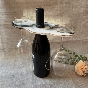 Epoxy Wine Butler-Gifts-Wedding Gifts-Resin Art-Champagne Glass Holder-Wine Glass Holder-Custom-Home Decor-Anniversary Gifts
