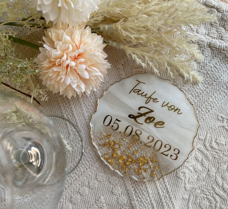 Geschenke für hochzeitsgäste Tischkarten Hochzeit Geschenke für hochzeit Geschenke für taufe Verlobungsgeschenk Babyparty Epoxy Bild 9