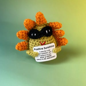 Positive Sunshine - Il tuo portafortuna per il buon umore - Idea regalo - Regalo di compleanno - Regali speciali con un messaggio positivo