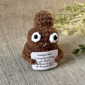 Positive Poo - Il tuo portafortuna per il buon umore - Idea regalo - Regalo di compleanno - Regali speciali - Supporto emotivo