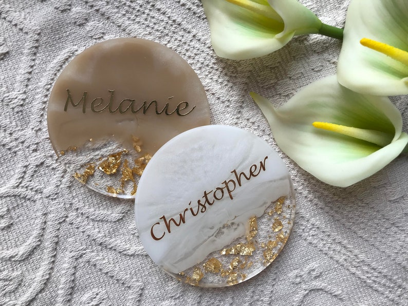 Gifts for wedding guests Wedding place cards Gifts for weddings Gifts for baptisms Engagement gifts Baby showers Epoxy image 10