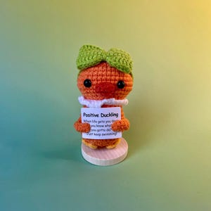 Anatroccolo positivo - anatroccolo felice - il tuo portafortuna per il buon umore - idea regalo divertente - regalo di compleanno - regali speciali