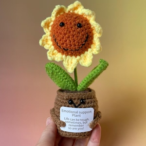 Emotional Support Plant - Smileys - Your lucky charm for a good mood - funny gift idea - birthday present - special gifts