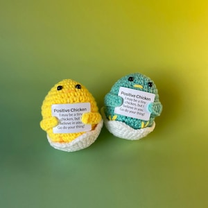Pollo positivo - pollo felice - il tuo portafortuna per il buon umore - idea regalo - regalo di compleanno - regali speciali