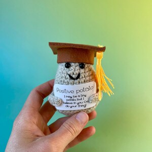 Papa Positiva - Papa de Graduación con Sombrero de Diploma - Regalo Único para Aprobar un Examen - Regalo Motivacional