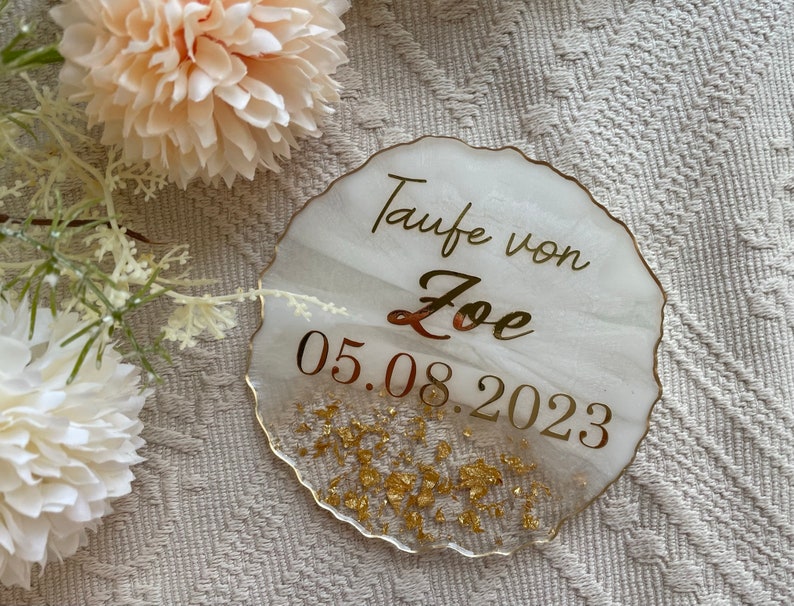 Gifts for wedding guests Wedding place cards Gifts for weddings Gifts for baptisms Engagement gifts Baby showers Epoxy image 2