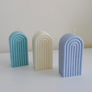 Vela Arco iris || Cera de soja
