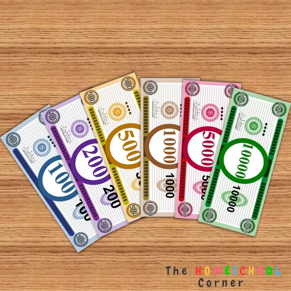 Printable Play Money Custom Play Money Party Money Pretend - Etsy