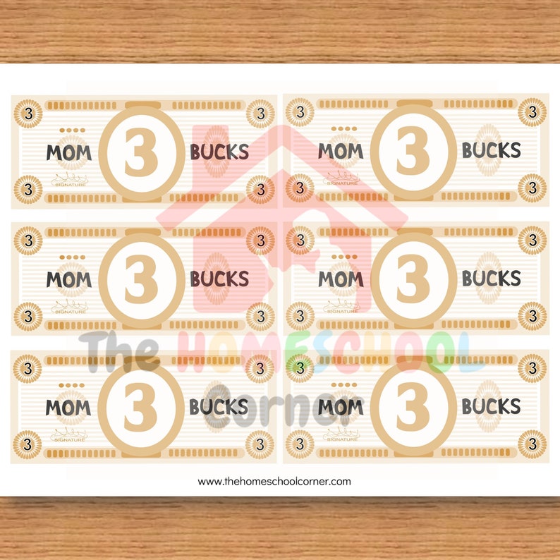 Mom Bucks Printable Chore Chart - Il 794xN.4462851203 Lhwz