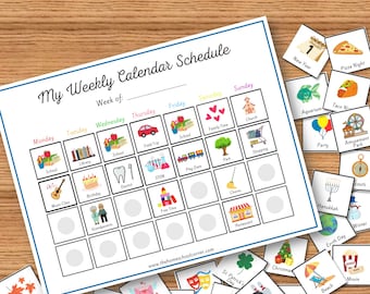 Visual Week Schedule - Etsy