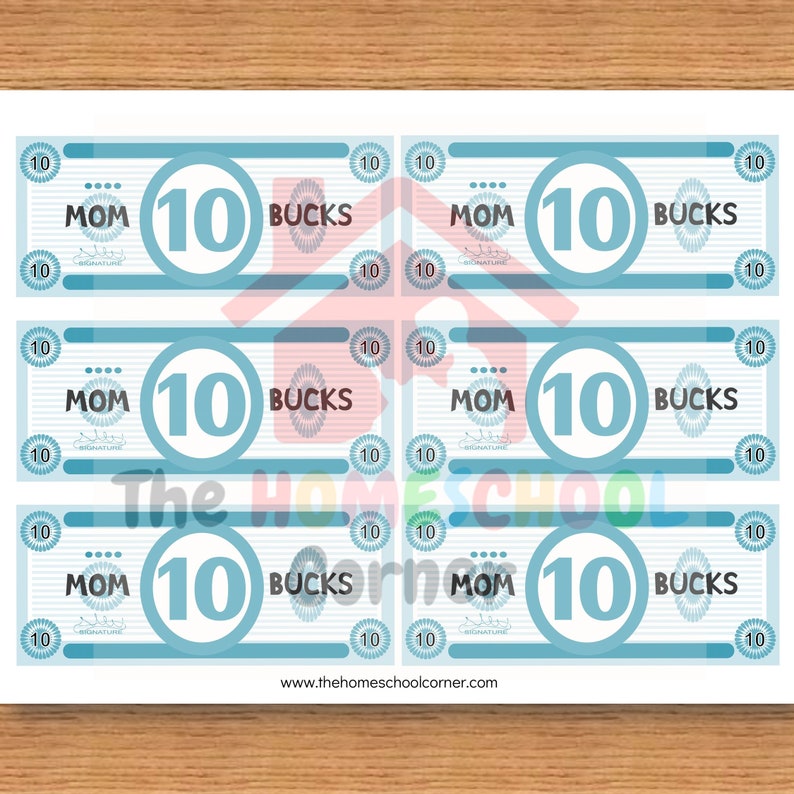 Mom Bucks Printable Chore Chart - Il 794xN.4462852027 2ak0