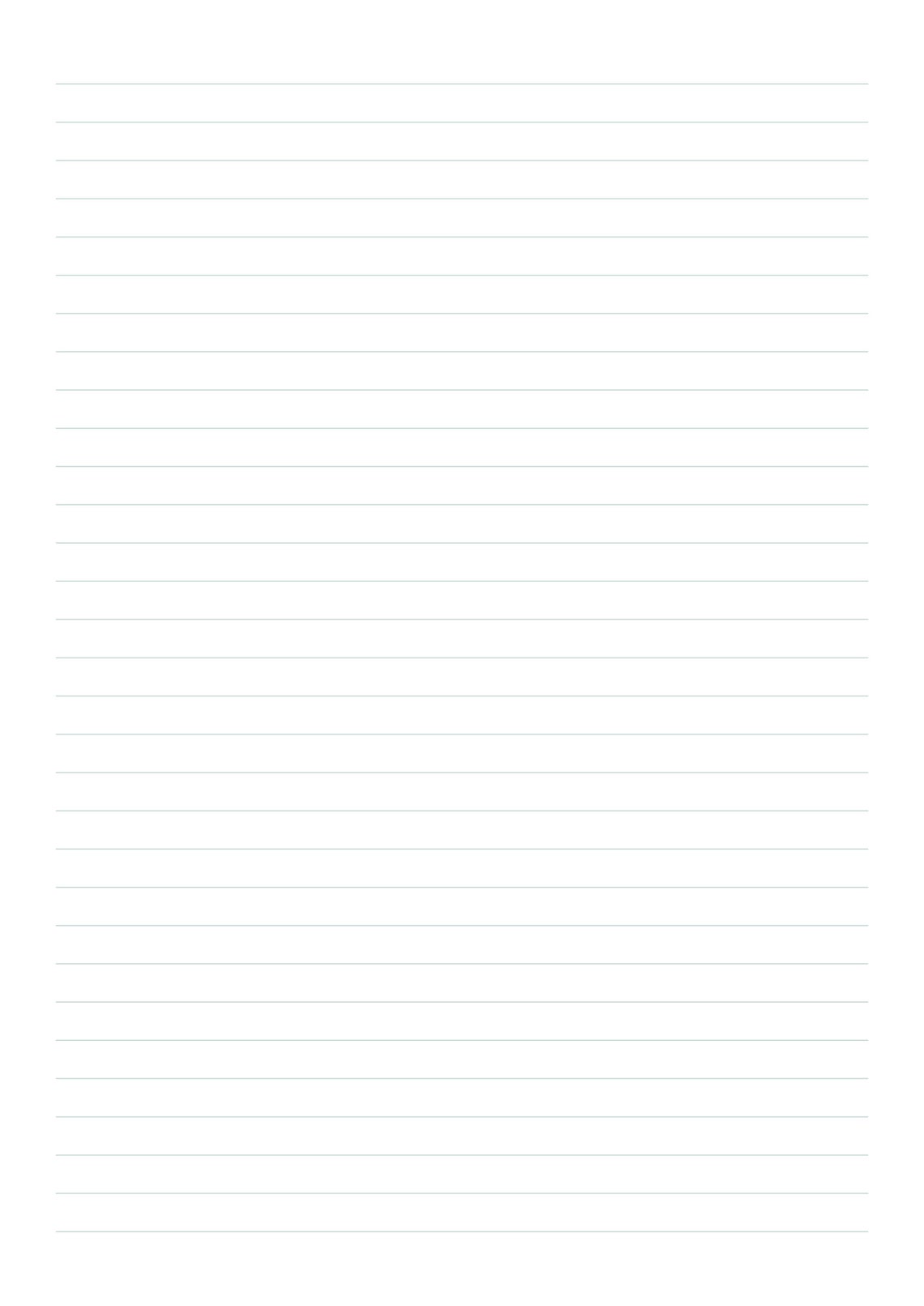 Printable Lined Paper PDF. Wide Ruled Paper. College Ruled Paper