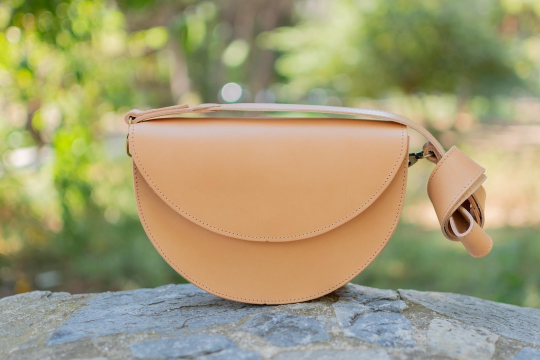 Leather Bag,half Moon for Women Crossbody Bag,cross Chest Bag