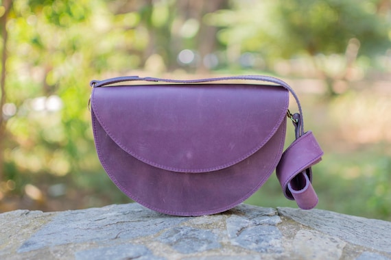 Leather Bag,half Moon for Women Crossbody Bag,cross Chest Bag