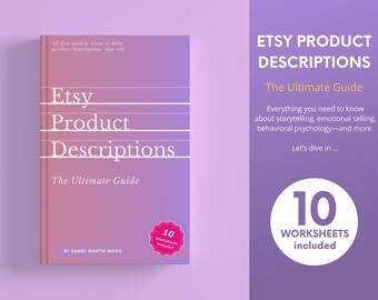 Etsy Product Descriptions Ultimate Guide | How to Sell on Etsy Successfully | Product Listing Template Etsy | Copywriting Proven Formula