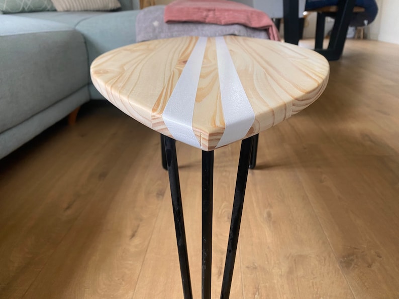 Table basse bois planche de surf image 7