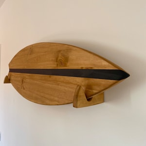 Wooden surfboard decoration