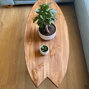 Table basse bois planche de surf image 4