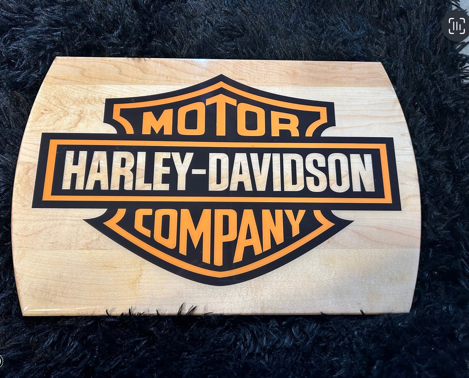 Harley Davidson Charcuterie Board Resin Food Safe Board Biker Gift for
