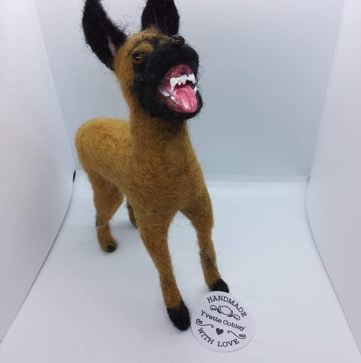 Mallinois Felted Wool Sculpture Etsy