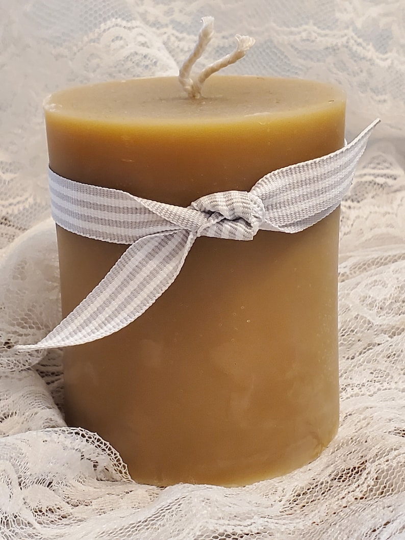 Beeswax Candle Cylinders - Thumbnail 2