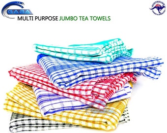 Tea Towels Kitchen Towels Jumbo Size 60x90cm 100% Cotton 05 Colours MIX Colours