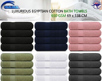 Luxury Towel Set 100% Cotton  Egyptian Luxurious Super Soft and Comfortable  68cm x 138cm Camping Swimming Towel Quick Drying