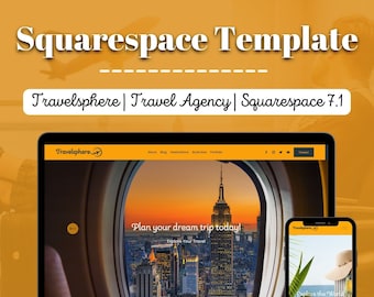Squarespace 7.1 Website Template for Travel Agency