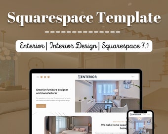 Interior Design Squarespace Website Template 7.1