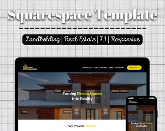 Squarespace Template 7.1 | Real Estate Website Template