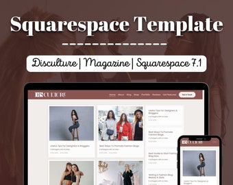 Squarespace Fashion Template Fashion Clothing Brand Clothing Store