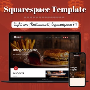 Restaurant Squarespace Website Template | Squarespace 7.1